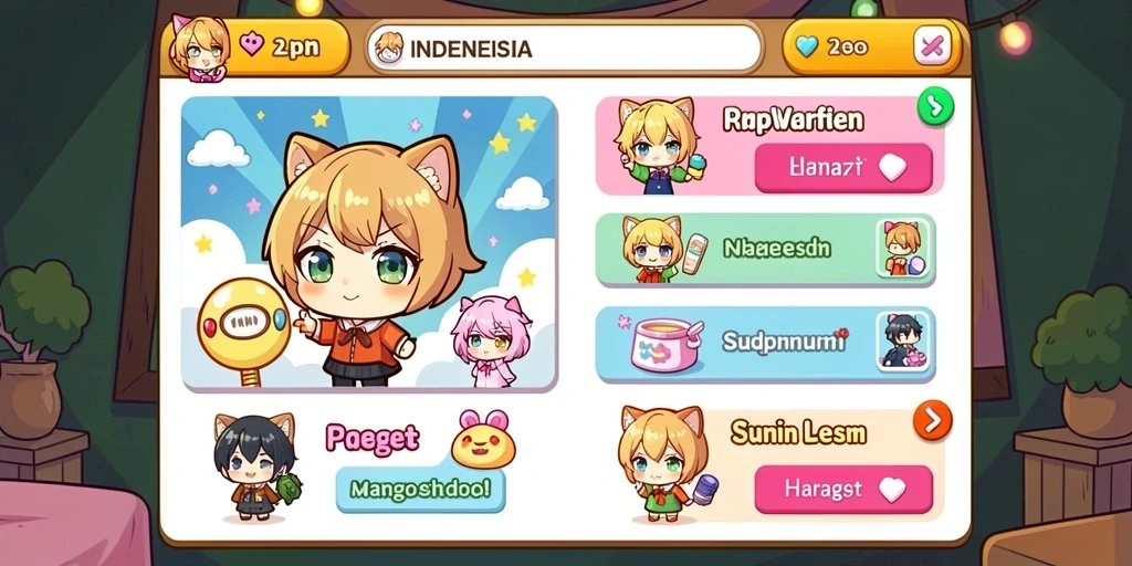 zk6 - Desain level yang menarik dan penuh warna.